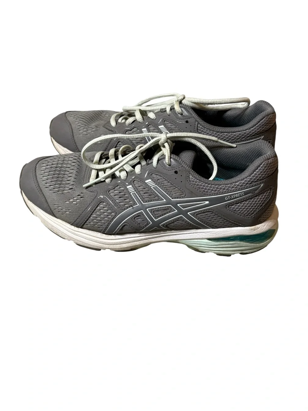 ASICS Womens GT-Xpress Gray Running Gym Shoes Athletic Sneakers Size 8.5